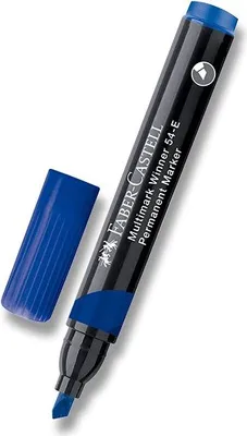 Obrázok produktu pre Faber-Castell 153151, Modrá, Hrot dláta, Čierna, Modrá, Sklo, Kov, Plast, Drevo/laminát