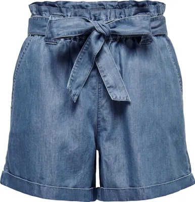 Produktbild von ONLY Shorts Bermudas Jeans-Shorts Seitentaschen Gürtel Größe: M