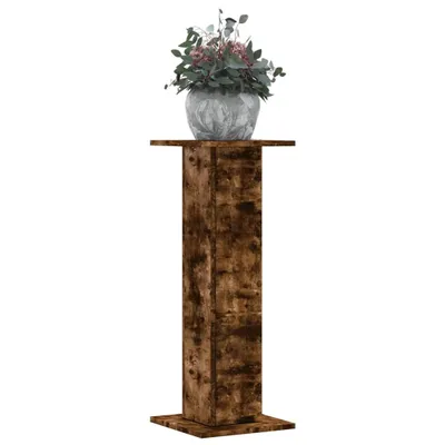 Produktbild von "2026 Promotion" Pflanzenständer - Hochbeet - 2 Stk. - Blumenkasten - Räuchereiche 30x30x80 cm - Holzwerkstoff - Beete CC16546