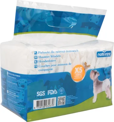 Produktbild von Plienky Pre Psov Pro Feny Jednorazové Pampers XS 1-3 KG 12 Kusov