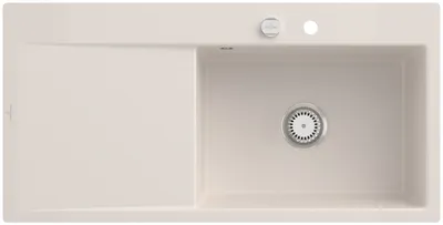 Produktbild von Villeroy & Boch Keramikspüle 33612FKR, Subway Style 60 Flat Flächenbündige Spüle