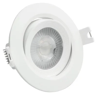 Produktbild von LUXULA LED Downlight 7 W 3000 K, 4000 K, 6000 K einstellbar in warm-, tral- und kaltweiß (CCT) weiß IP44