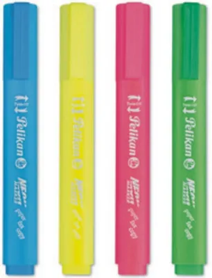 Produktbild von Textmarker 438/4 Etui mit 4 Farben Packung mit 25 Stück