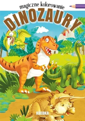 Obrázek produktu pro Magiczne kolorowanie Dinozaury. Książeczka dla dzieci