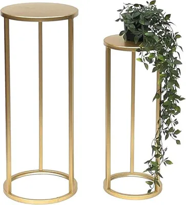 Produktbild von Goldene Blumenkübel Set, Moderne Metall