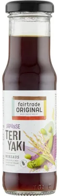 Zdjęcie produktu dla Oryginalny japoński sos Teriyaki do woka Fairtrade 150 ml – zrównoważony i autentyczny