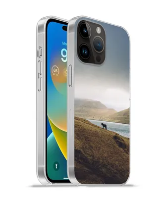 Produktbild von MuchoWow® Handyhülle Schutzhülle Hülle für Apple iPhone 14 Pro - Softcase Pferd - Berg - Landschaft Silikon Softcase Handy Hülle - Umschlag