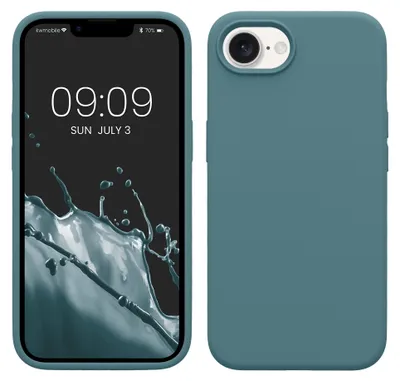 Produktbild von kwmobile Handyhülle für Apple iPhone 17e / iPhone 16e Hülle - Case Silikon - Kabelloses Laden - Schutzhülle Cover in Arctic Night