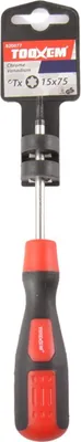 Image de TOOXEM, tournevis cruciforme TX 15, tournevis professionnel, embout hexagonal intérieur 5x75mm