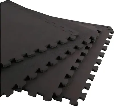 Produktbild von Toorx Fitness Tatami Mat Puzzlematten 122x122 cm Schwarz