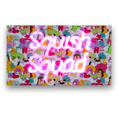 Immagine prodotto di Lampada da parete a LED Squishmallows Squish Squad Neon Lampada da parete