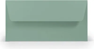 Produktbild von RÖSSLER 16400267 Briefhülle Paperado - DL, 100 g/qm, eucalyptus gerippt, Seidenfutter