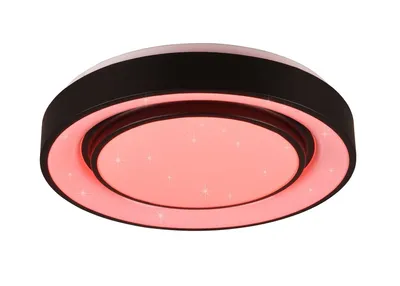 Obrázok produktu pre LED stropné svietidlo - čierno-biele - kovové - Ø 38 cm - stmievateľné