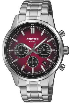 Image de Montre-bracelet Casio Edifice Chronographe Homme EFR-575D-4AEF Acier inoxydable, Rouge