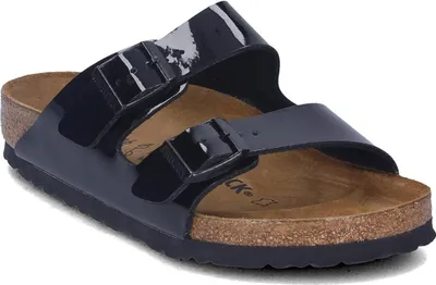 Produktbild von Birkenstock Arizona Lack Birko Flor Sandale Schwarz Lack – undefined / Schwarzes