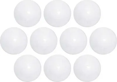 Immagine prodotto di MAUL Magnete sferico 10 pezzi 0,6 kg Plastica Ferrite resistente alla rottura Verniciato Ø 3 x 2 cm Bianco