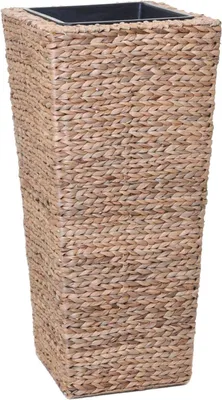 Immagine prodotto di Vaso da fiori ASIA in giacinto d'acqua naturale 38x38x80 cm