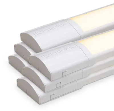 Image de HOFTRONIC - Réglette LED 120 cm 40W 140 lm/W 3000K Blanc IP20 Interconnectable
