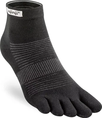 Produktbild von injinji Injinji Unisex Run Original Weight Mini-Crew Zehensocken black 40,5-44,5