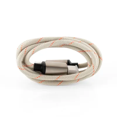 Produktbild von RugOne USB-C Datenkabel Schnellladekabel Grau Orange