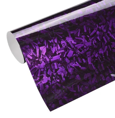 Produktbild von Autofolie Lila Kristallmuster Glänzend 30 x 152 cm PVC Selbstklebend