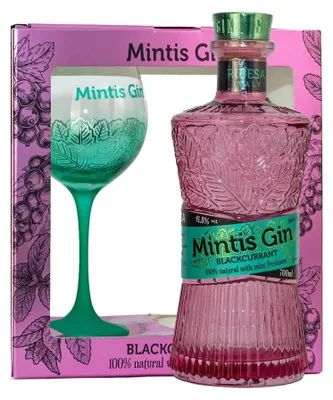 Produktbild von Mintis Ribesa Gin Geschenkset 41.8% Vol. 0.7L