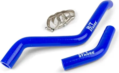 Imagen del producto de Mangueras de refrigeración azules Stage6 R/T para Derbi Euro 3/Euro 4