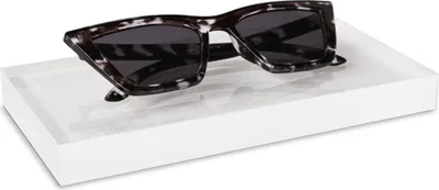 Produktbild von Warenträger PLEXIGLAS® 200.0 x 100.0 mm Höhe: 20.0 mm / teil-satiniert