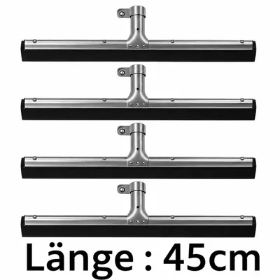 Produktbild von Wasserschieber Bodenabzieher Bodenwischer Gummilippe 4 Abzieher 45cm ohne Stiele