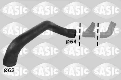 Produktbild von SASIC 3336091 Turbo Ladeluftschlauch passend für MERCEDES-BENZ SPRINTER 3-t Kasten (903) SPRINTER 3-t Bus (903) SPRINTER 2-t Kasten (901, 902)