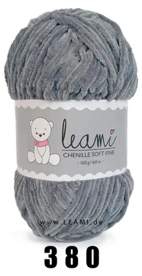 Produktbild von LEAMI Chenille Soft FINE (100g/160m)  380