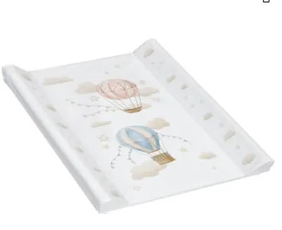 Obrázek produktu pro Baby Happy Bliss, měkká přebalovací podložka, 70x50 cm – nepromokavá přebalovací podložka pro miminka – motiv: balónky