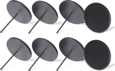 Produktbild von Novaliv 8x Kerzenpick Flach, 8 cm SCHWARZ