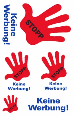 Obrázek produktu pro Avery Zweckform® 3741 3741 Informační štítek "Stop-žádné reklamě", fólie, 5 štítků
