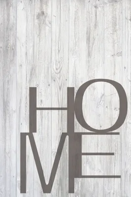 Obrázek produktu pro Typografie umělecký tisk obrazu - Home (120 x 80 cm)