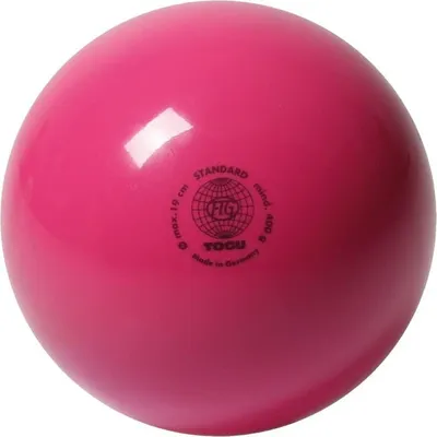 Produktbild von TOGU® Gymnastikball RSG Standard | 420 g | Ø 19 cm | PINK | inkl. Ballnadel | unlackiert