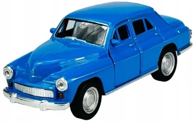 Produktbild von Welly Warszawa 224 Modellauto Blau PRL Metall
