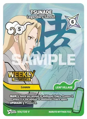 Produktbild von Naruto Mythos TCG – Tsunade: Legendary Sannin (104/130) – PROMO