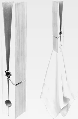 Produktbild von 30,5 cm Wandmontierter Holz-Wäscheklammer, Badezimmer-Handtuchhalter, riesig, ideal zum Aufhängen von Handtüchern, Unterwäsche und mehr, perfekt für Badezimmer, Waschküche und Landhausstil