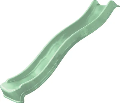 Produktbild von WICKEY šmykľavka pre záhradnú hraciu vežu, vonkajšia šmykľavka 220 cm - pastelovo zelená