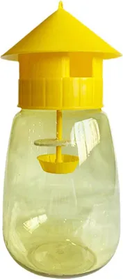 Produktbild von Fruchtfliegenfalle zum Aufhängen im Freien, Drosophila-Falle, wiederverwendbare Fruchtfliegenfalle, Cather Jar, Melonenfliegenfalle für Obstgarten, Gemüsegarten