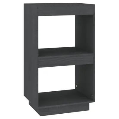Produktbild von vidaXL Bücherregal Grau 40x35x71 cm Massivholz Kiefer
