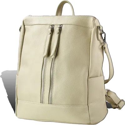 Produktbild von Toscanto Rucksack beige Leder Cityrucksack D2ORT100RI