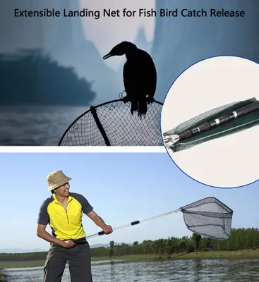 Image de Filet de pêche pliable, 170 cm, pour la pêche
