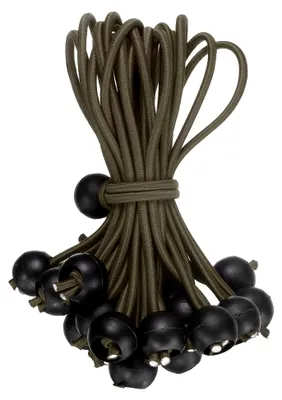 Produktbild von 6" Bungee-Seile mit Bällen, 30 Stück, elastische Zeltbefestigungen für Camping und Planen