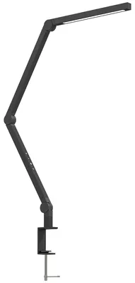 Immagine prodotto di Lampada da scrivania regolabile con morsetto, 96 LED | Colore: Nero | Dimensioni: 3,8 x 121,5 x 5,5 cm