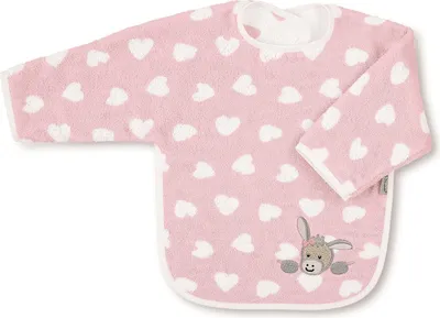 Produktbild von Sterntaler Emmi Girl, Lätzchen mit Ärmeln, Pink, Weiblich, Baby (0 - 2 Jahre), 9 Monat( e), Muster