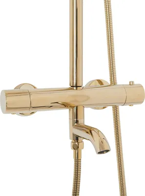 Obrázok produktu pre Sprchový set s termostatom Rea LUNGO Gold