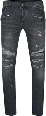 Produktbild von Balmain Herren Jeans mit klassischem Schnitt und bequemer, strapazierfähiger Passform