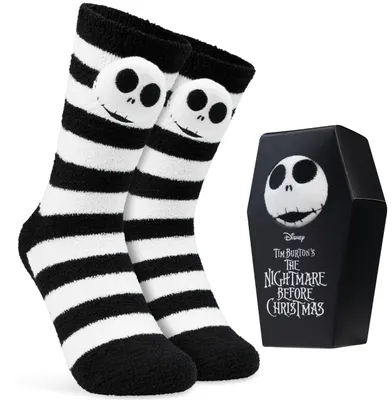 Produktbild von Disney Nightmare Before Christmas Kuschelsocken Damen Größe 35-41 Winter Stopper